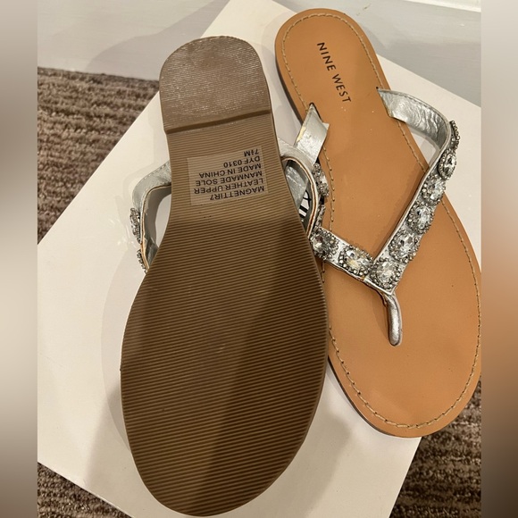 Nine West Rhinestone Sandals - Picture 3 of 4